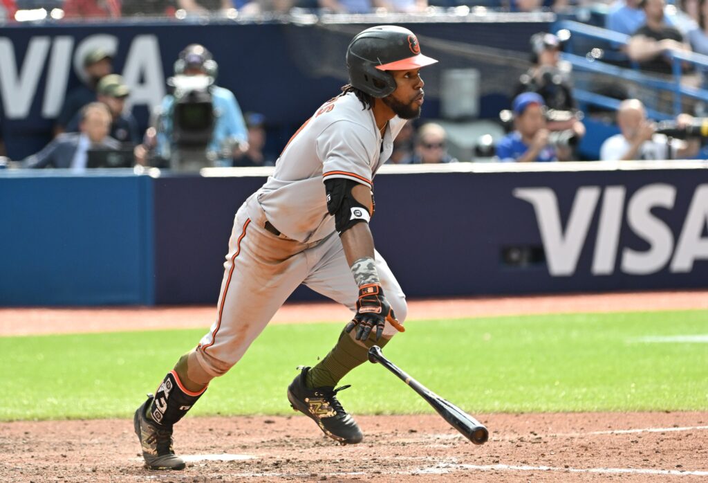 Orioles center fielder Aaron Hicks placed on 10-day injured list