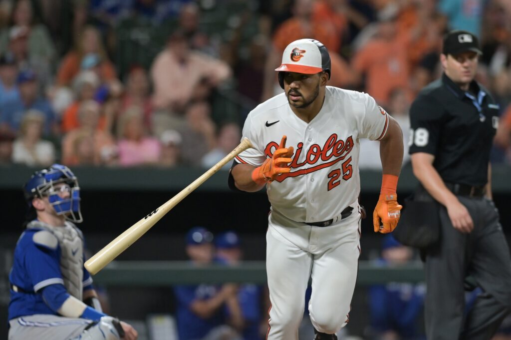 Santander hits 2 homers to back Kremer as Orioles beat Blue Jays 7