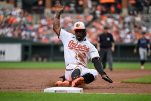 Orioles place Jorge Mateo on 7-day concussion injured list, add Connor Norby; Vieira designated for assignment, Vespi recalled