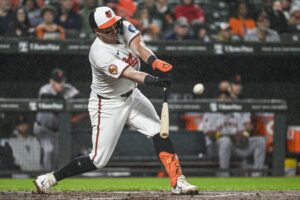 Orioles are 2-for-10 with runners in scoring position in 9th loss in 12 games, 5-3 to Giants